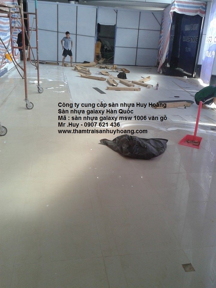 Gạch nhựa vinyl galaxy hàn quốc , nhà cung cấp Huy Hoàng 