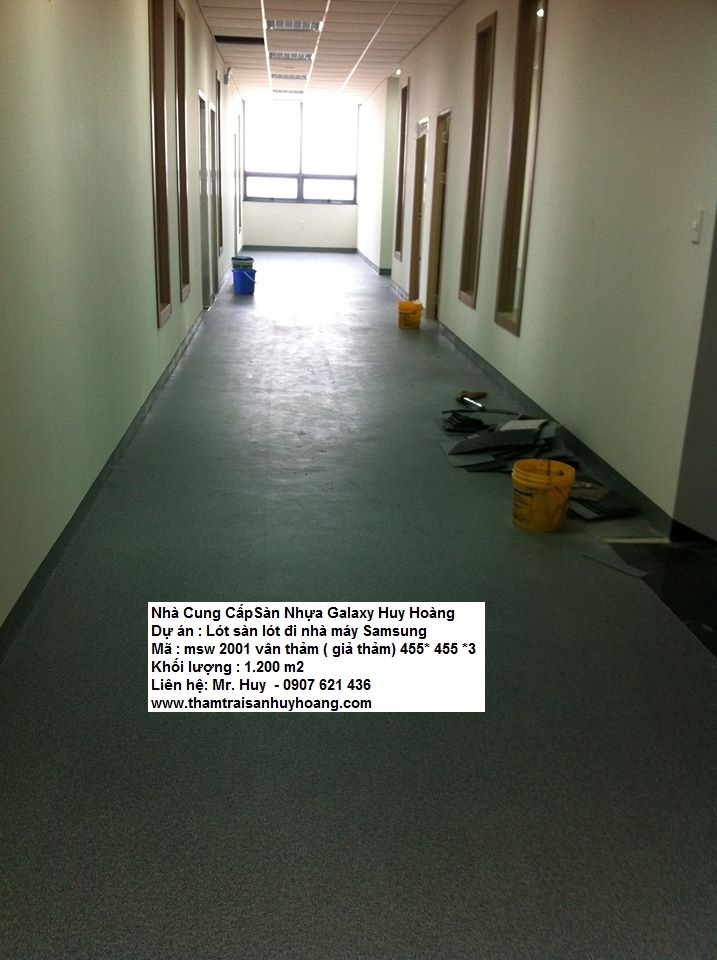sàn nhựa vinyl huy hoàng