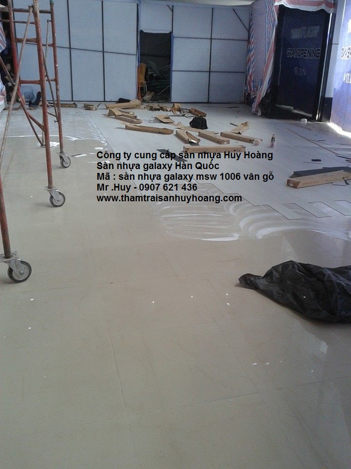 sàn nhựa galaxy hàn quốc, phân phối bởi cty Huy Hoàng