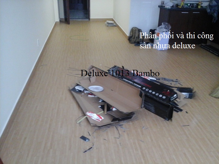 sàn nhựa deluxe 1013
