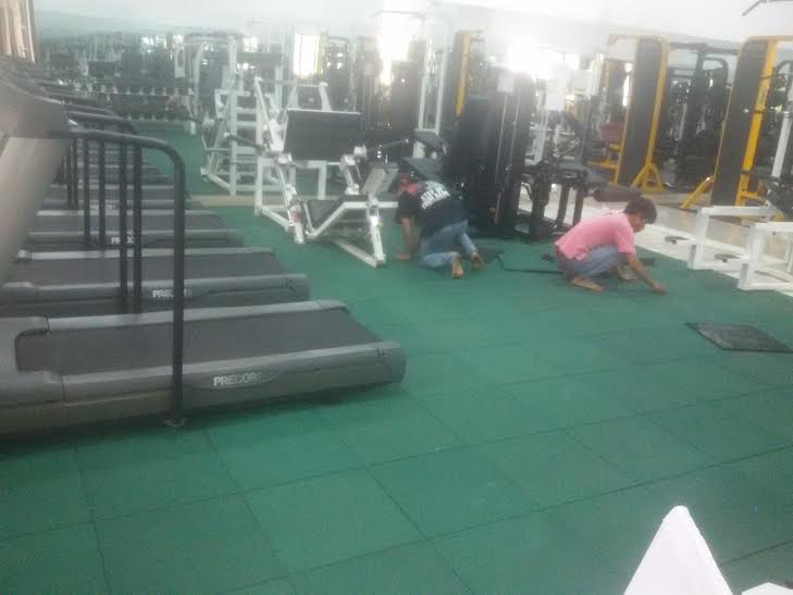 Sàn cao su phòng gym